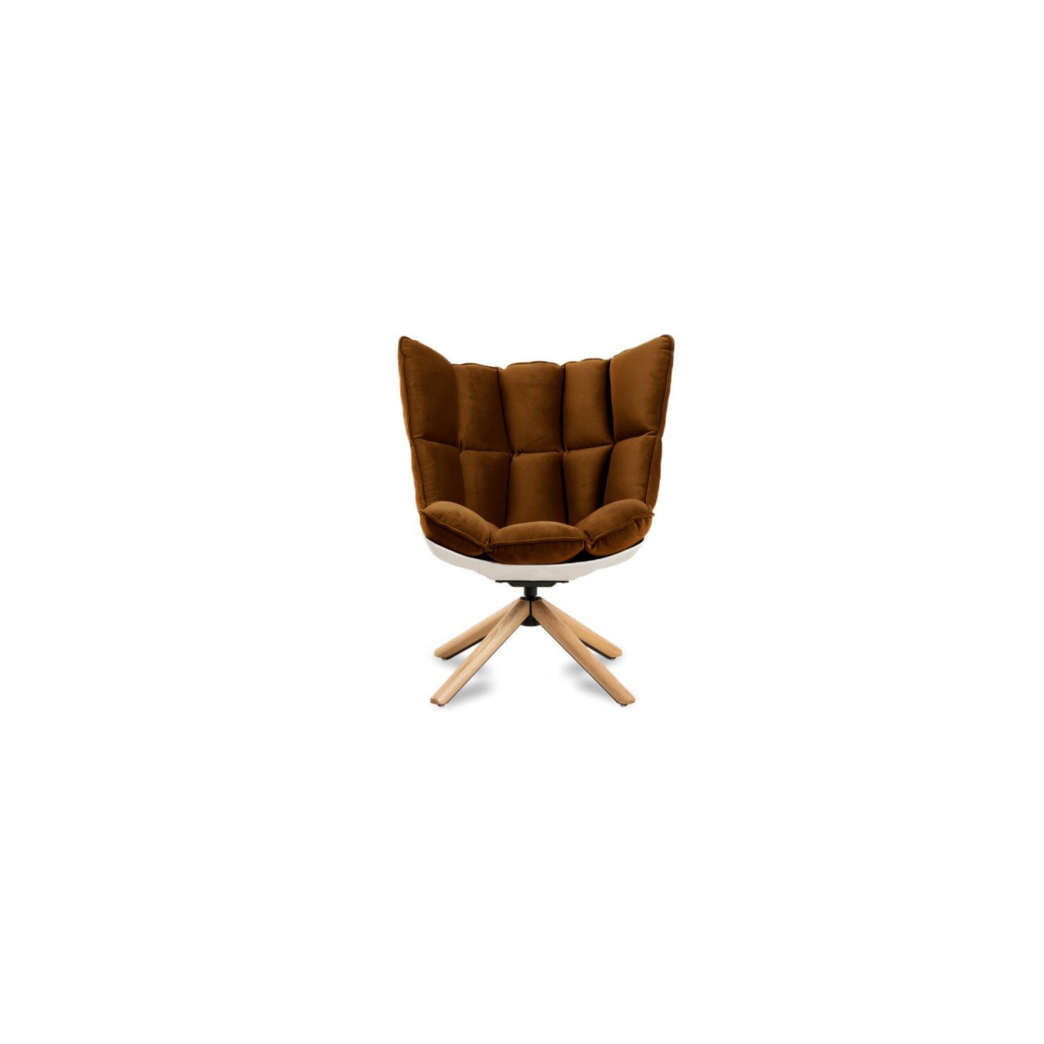 Replika av Design fåtölj Husk Armchair med fotstöd av den magnifika designern Patricia Urquiola