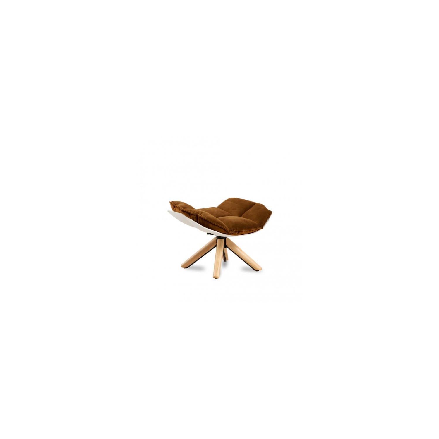 Replica van de Design fauteuil Husk Fauteuil met voetensteun van de magnifieke ontwerper Patricia Urquiola