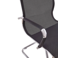 Sedia da ufficio Mesh Sedia da ufficio con schienale basso in fibra e rete