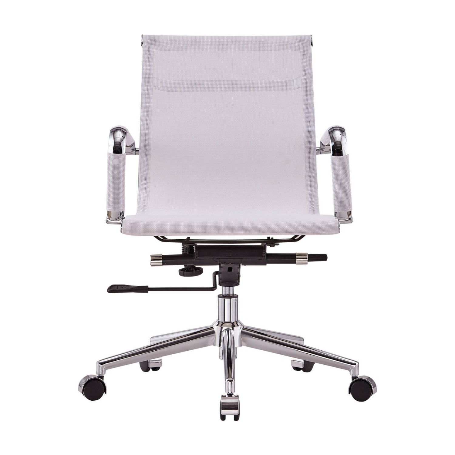 Chaise de bureau édition fixe à dossier bas en maille