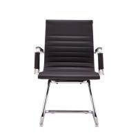 Office Chair Alu Lowback Fixed Edition in Leatherette