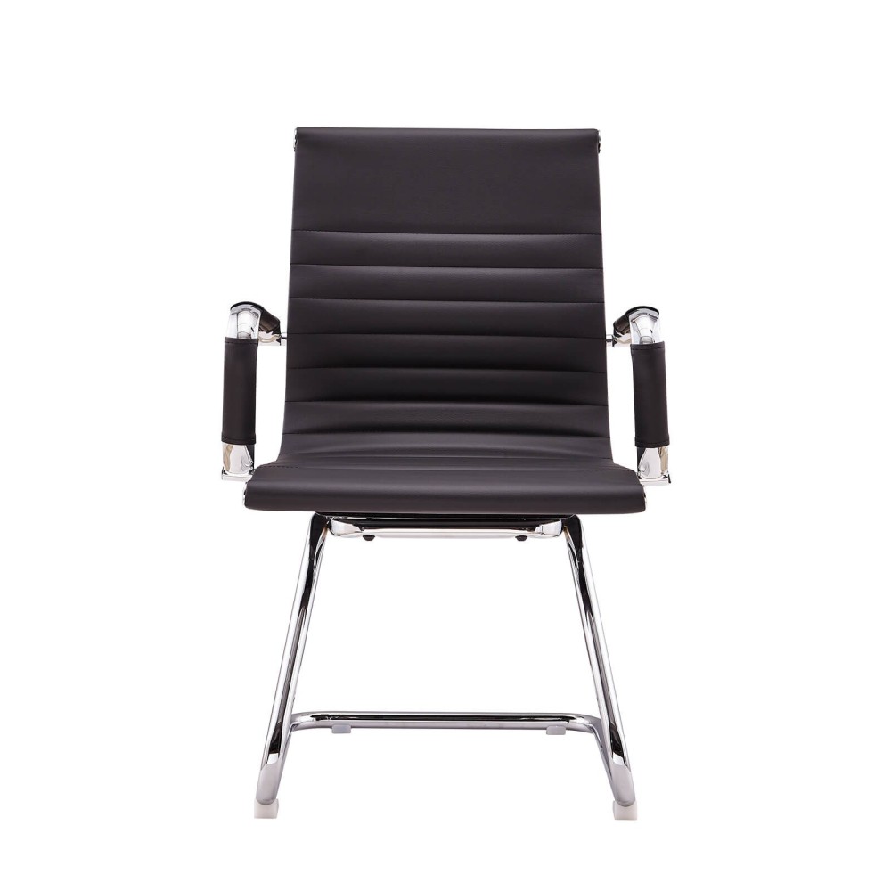 Office Chair Alu Lowback Fixed Edition in Leatherette