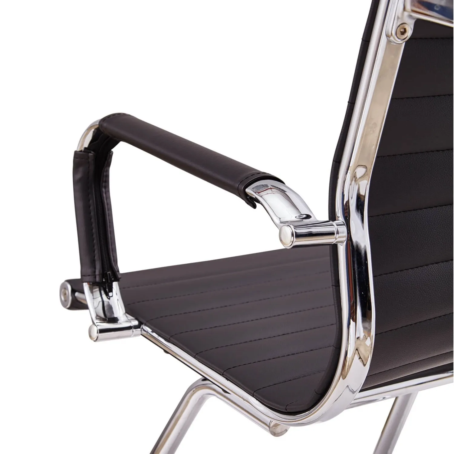 Silla Oficina Alu Lowback Fixed Edition en Polipiel