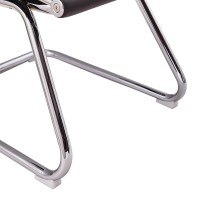 Cadeira de escritório Alu Lowback Fixed Edition em couro sintético