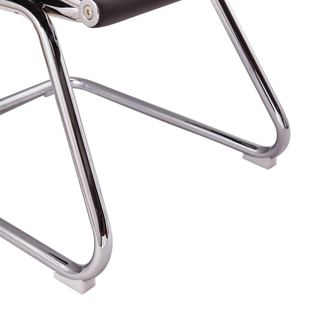 Cadeira de escritório Alu Lowback Fixed Edition em couro sintético