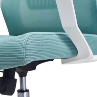 Chaise de bureau à dossier bas Mesh Ergo en maille de fibres