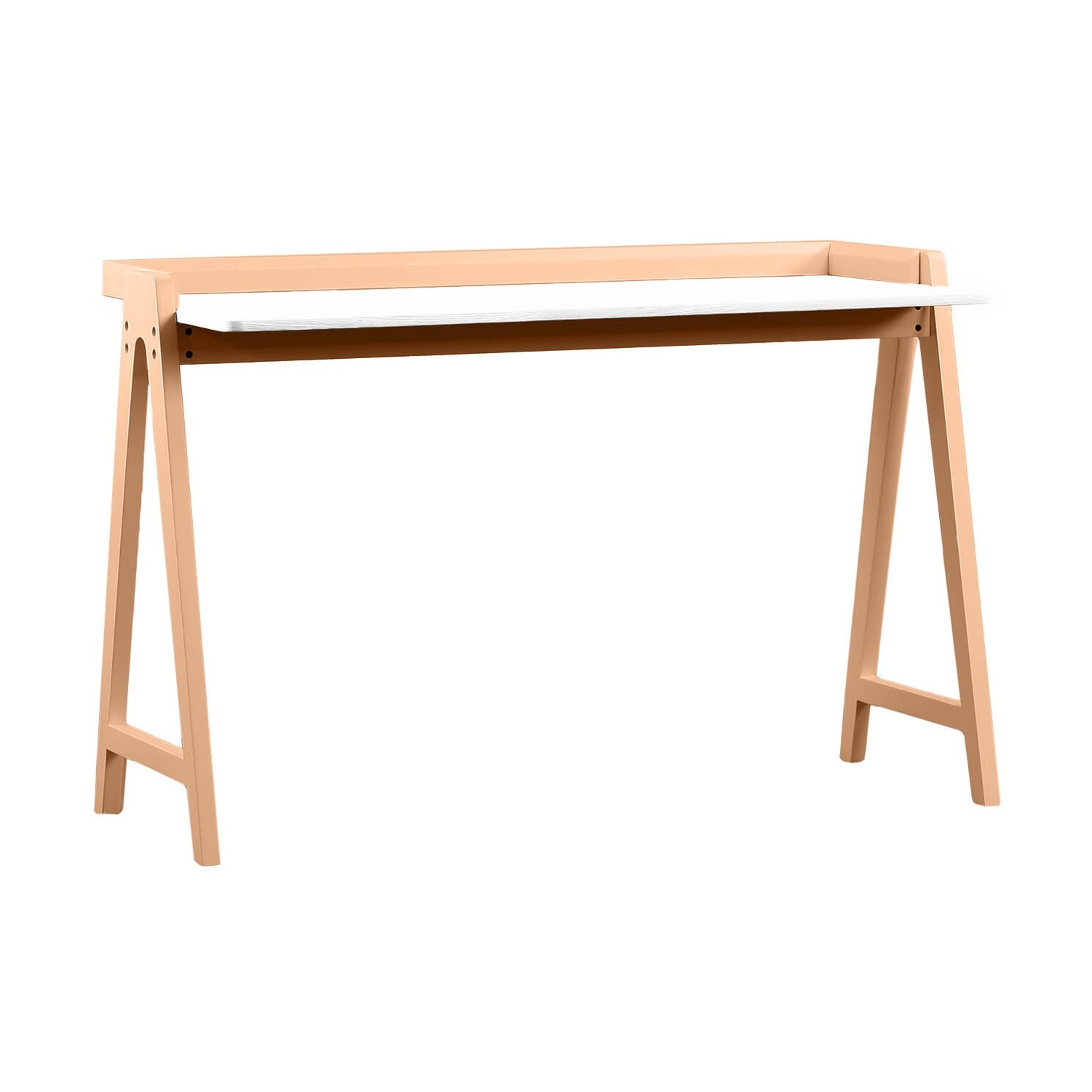 Bureau Pop avec pieds en chêne massif