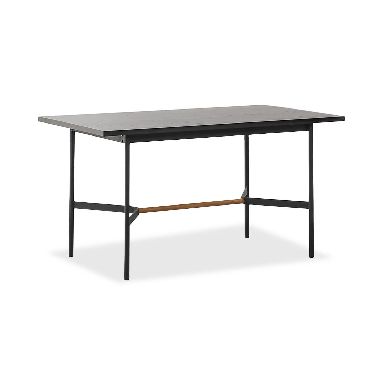 Rechteckiger Esstisch Blackstorm 140x80 cm aus Eichenholz