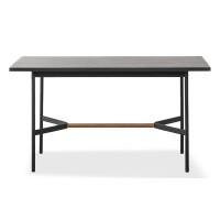 Mesa de Comedor Blackstorm Rectangular 140x80cm en Madera de Roble