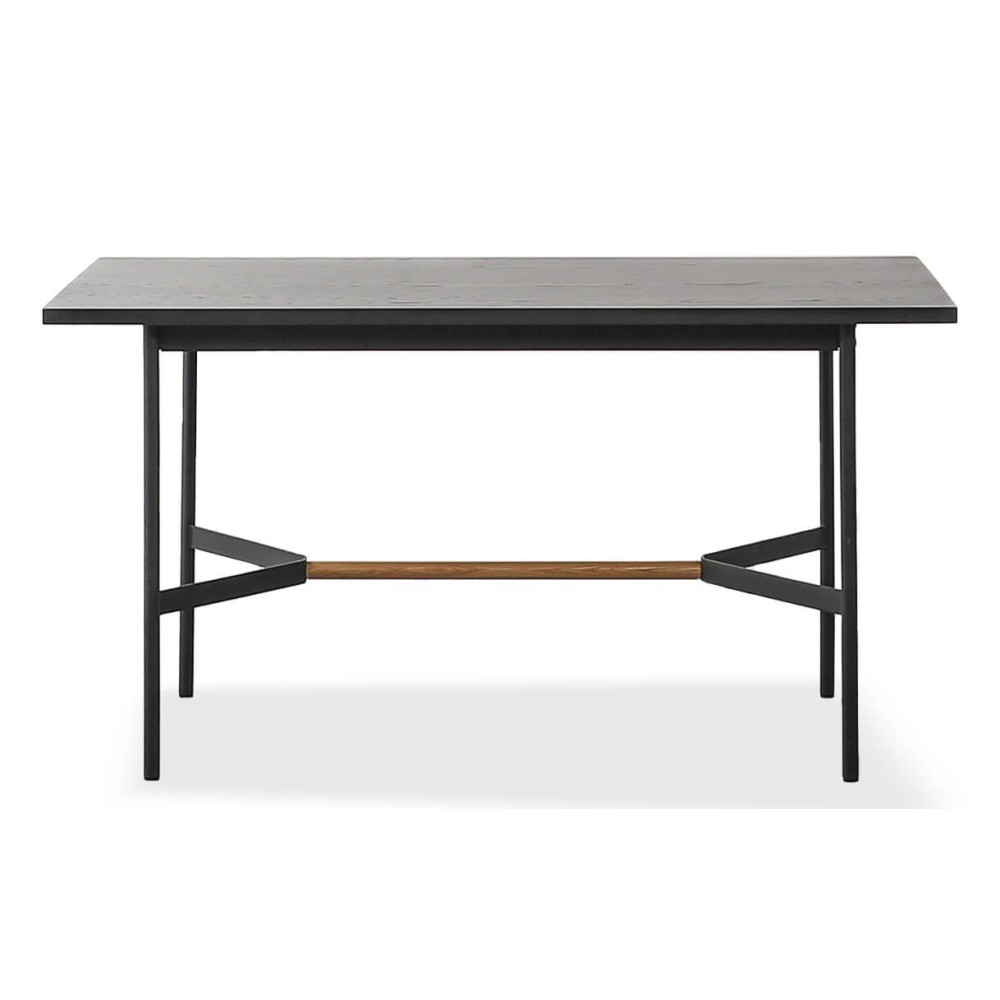Mesa de Comedor Blackstorm Rectangular 140x80cm en Madera de Roble