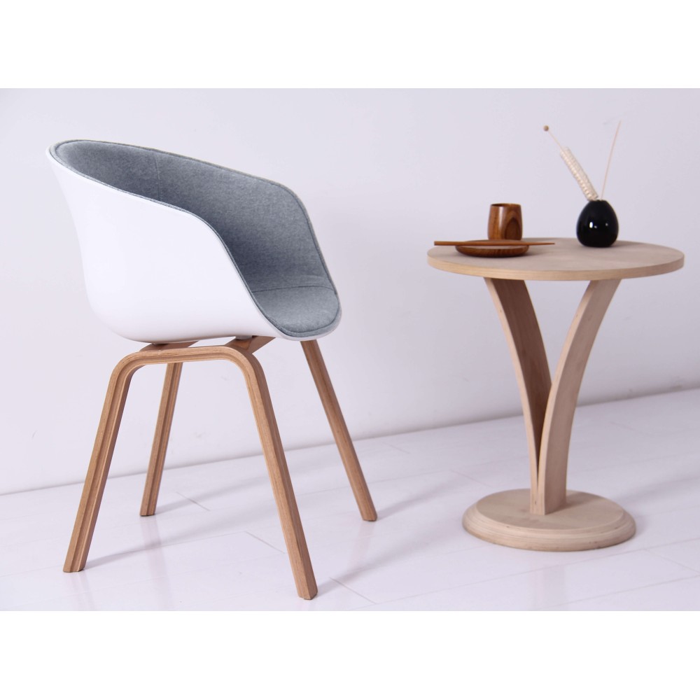 Cadeira estofada Nordic Cotton