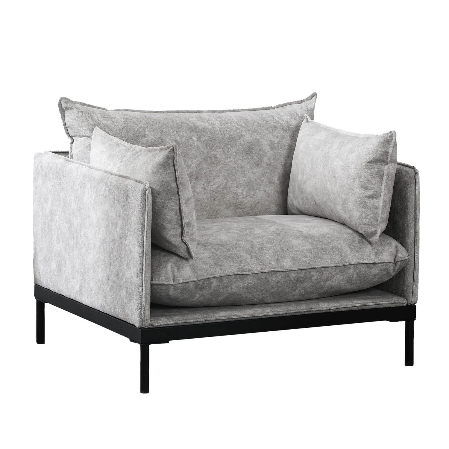 1-zitsbank bekleed met polyester