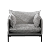 1-sits soffa klädd i polyester