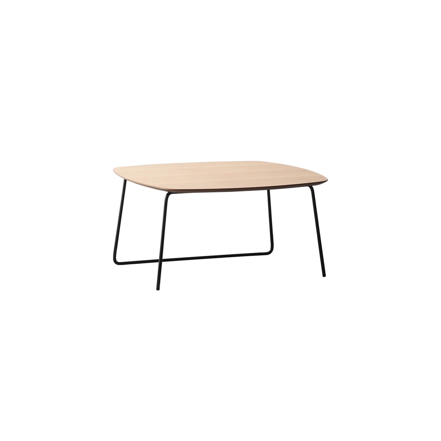 Table Basse Carrée 80x80cm en Bois de Chêne