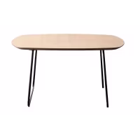 Mesa de centro quadrada 80x80cm em madeira de carvalho