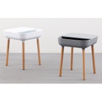 mesa lateral estilo nórdico