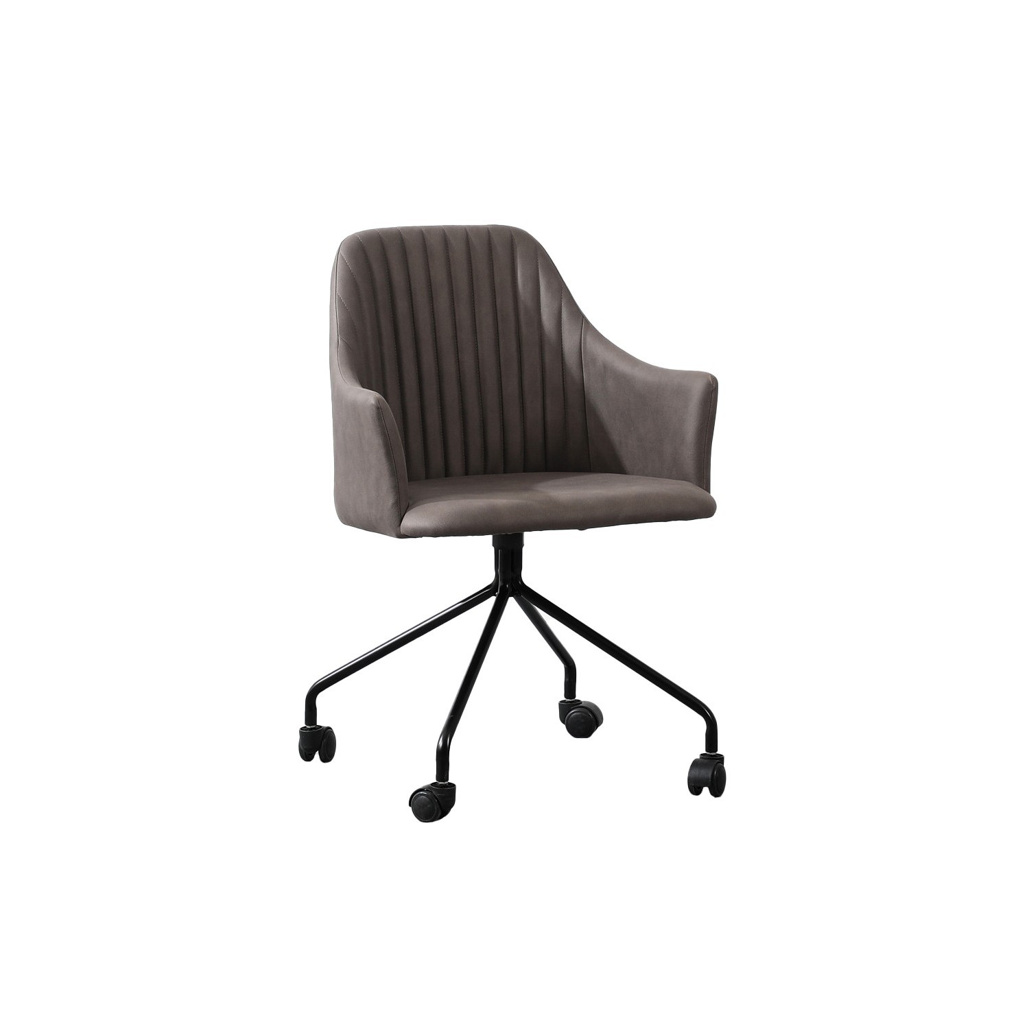 Klädd kontorsstol i vintagestil 
