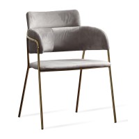 Cadeira estofada estilo vintage