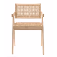 Replica Chandigarh Stuhl mit Armlehnen von Designer Pierre Jeanneret 