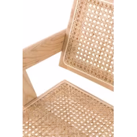 Replica Chandigarh Stuhl mit Armlehnen von Designer Pierre Jeanneret 