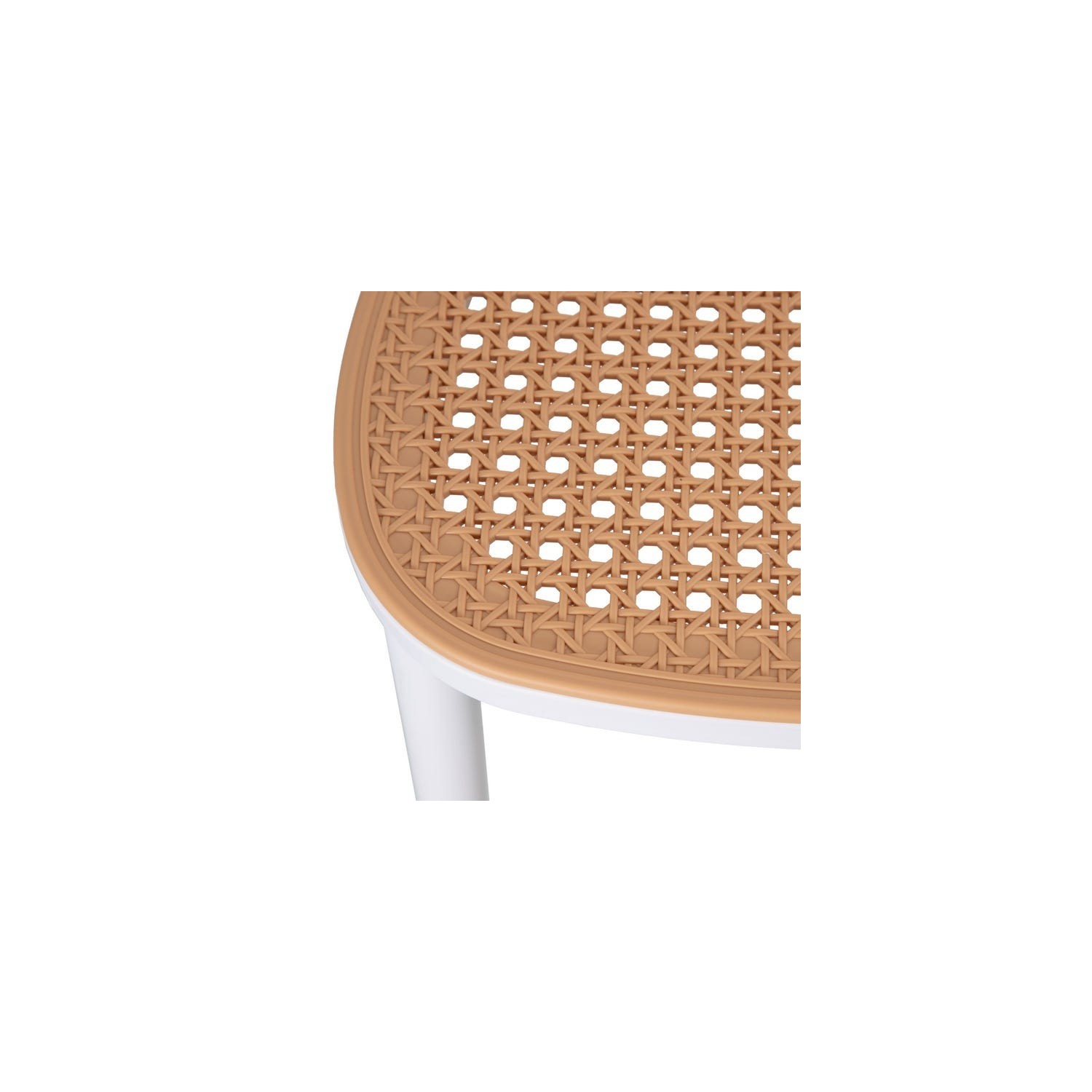 Chaise d'extérieur en rotin synthétique