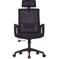 Silla Oficina Mesh Highback Black Edition en Malla de Fibra