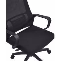 Silla Oficina Mesh Highback Black Edition en Malla de Fibra