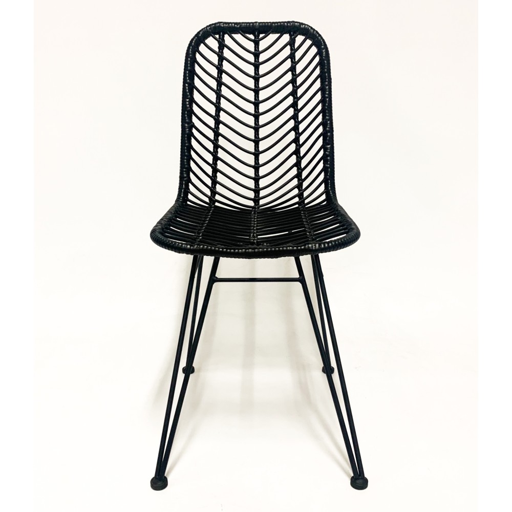 Cadeira Le Midi em rattan adequada para exterior