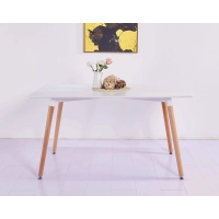 Suorakulmainen Fox ruokapöytä 160cm