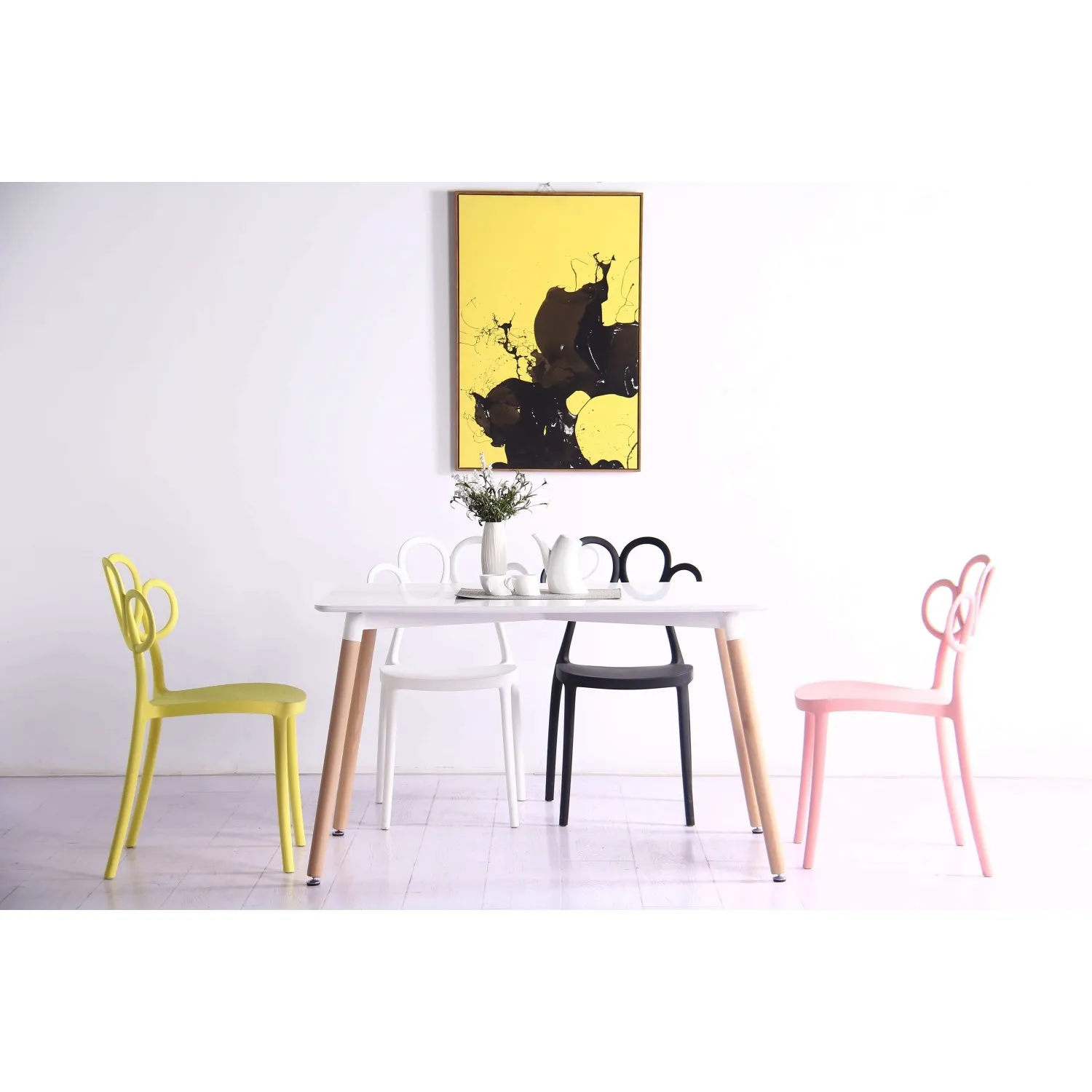 Mesa de comedor Fox rectangular de 160cm