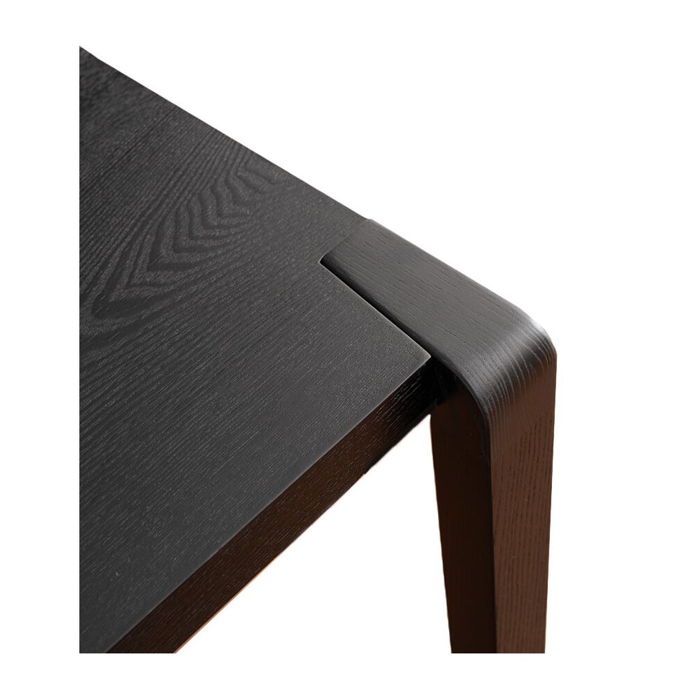 Inmod mesa de jantar retangular de madeira