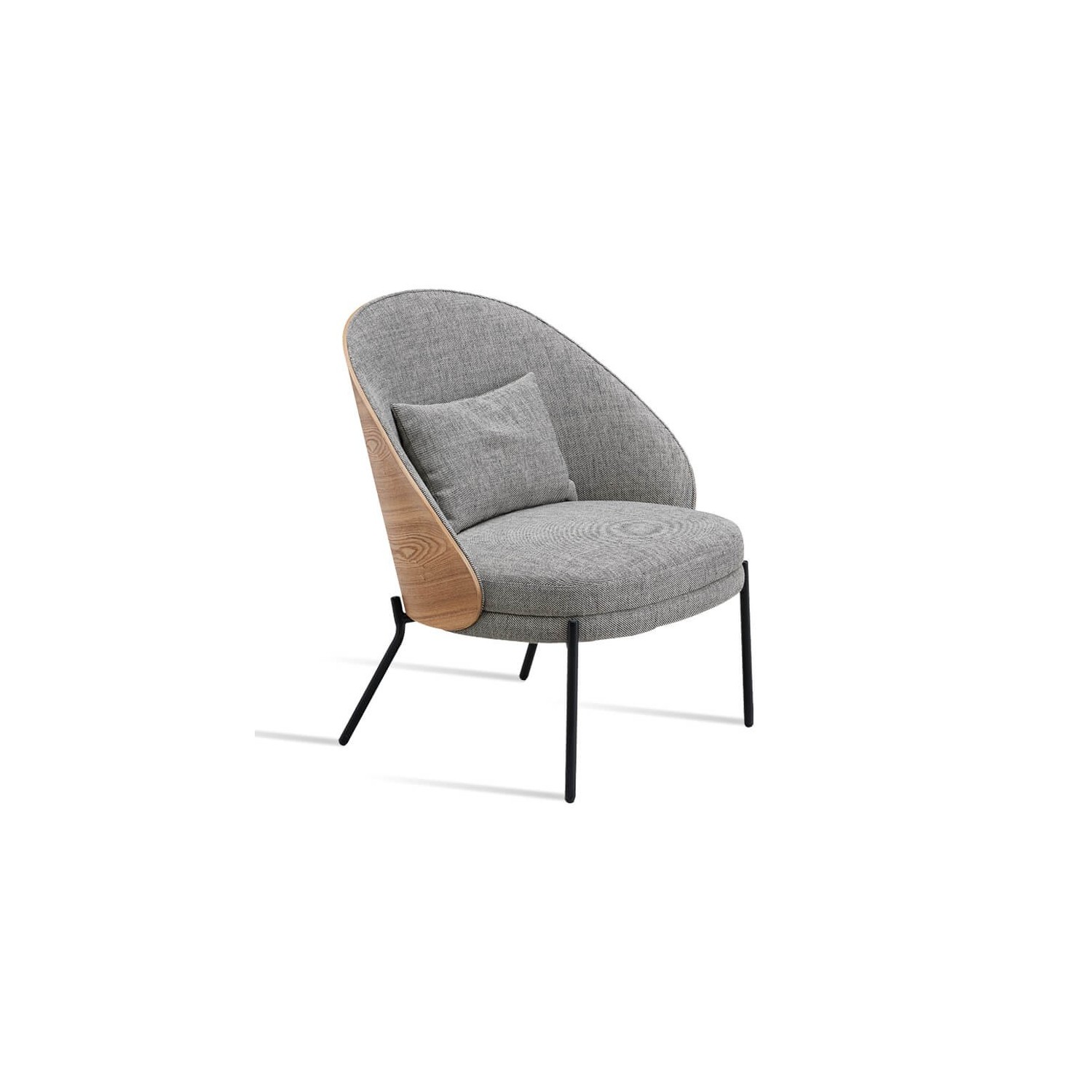 Nordic Earth fauteuil met katoenen kussen