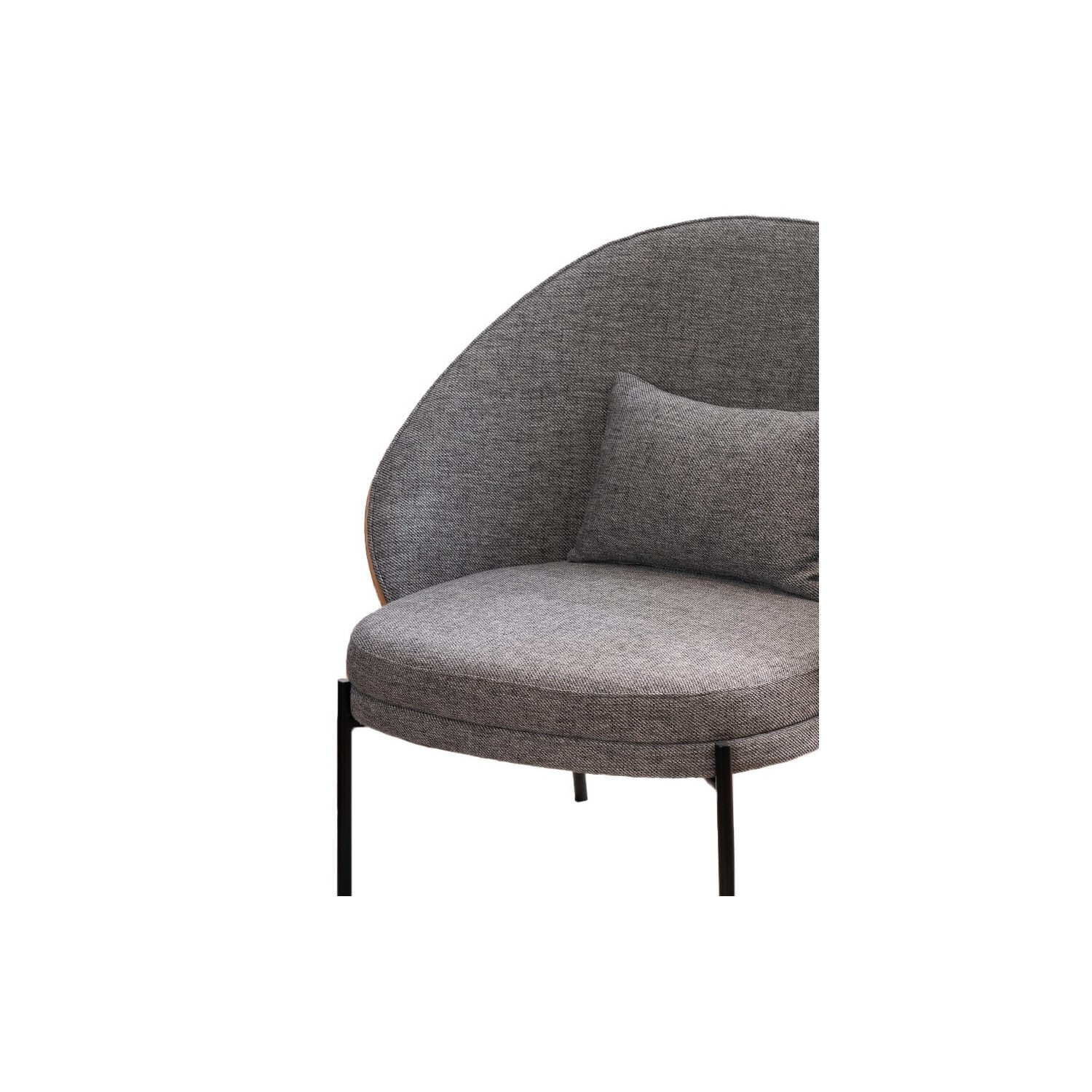 Sillón nórdico Earth con cojín en algodón