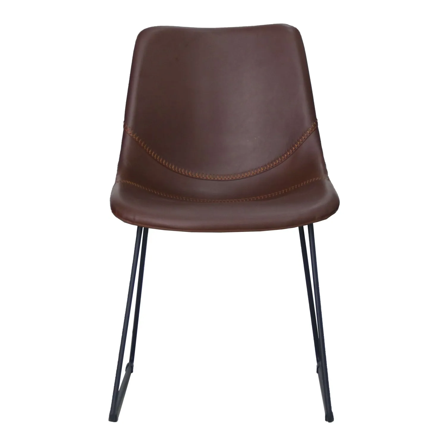 Silla Industrial City Tapizada en Polipiel