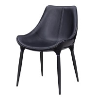 Olaan chair upholstered in imitation leather