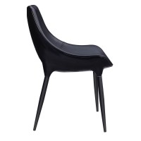 Olaan chair upholstered in imitation leather