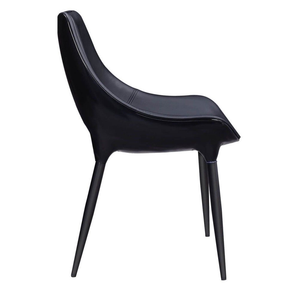 Olaan chair upholstered in imitation leather