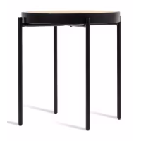 Mesa auxiliar North en ratán de 50cm