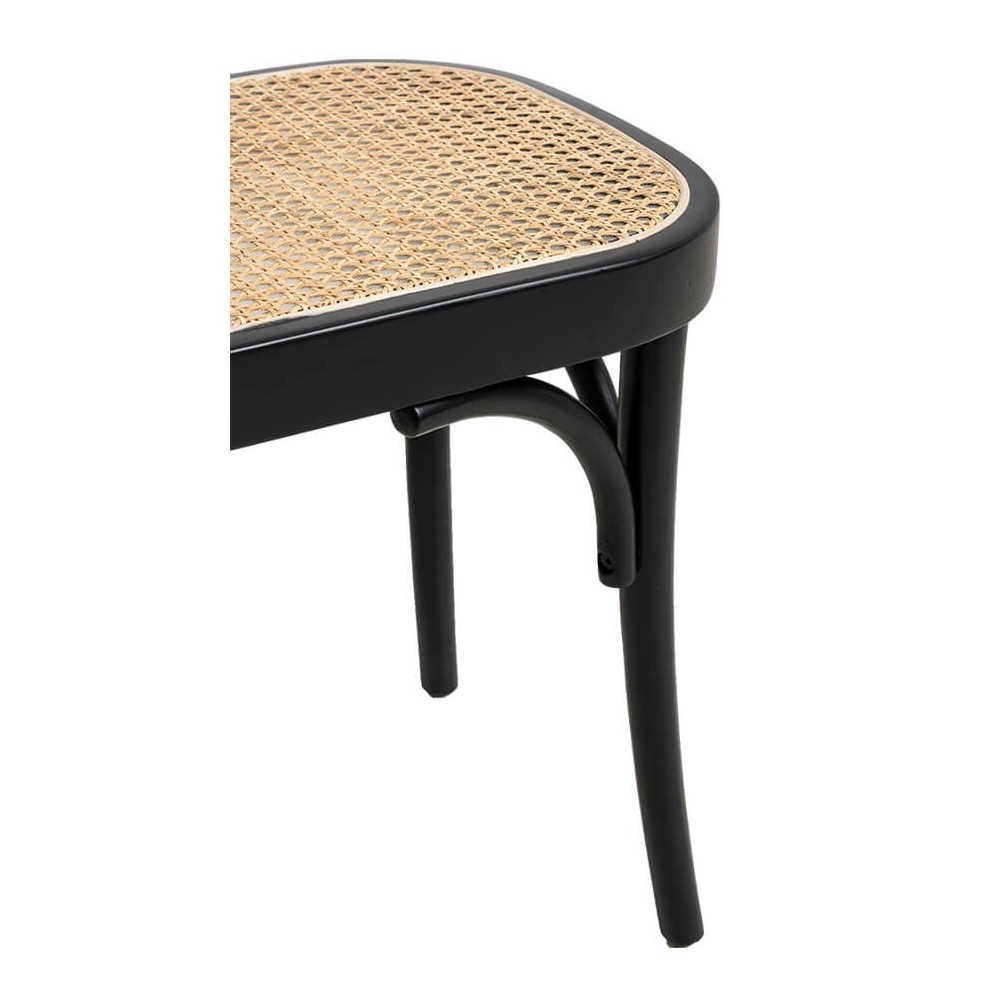 Banco Oldhouse vintage em vime natural