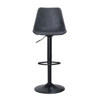 Brandon Adjustable Stool Upholstered in Leatherette