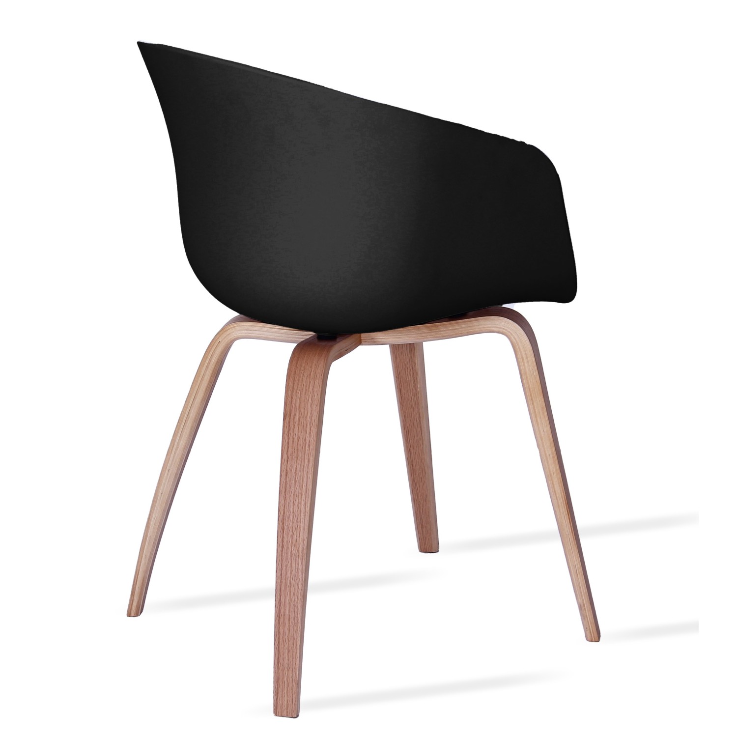 Chaise nordique Daxer en bois de hêtre de style nordique