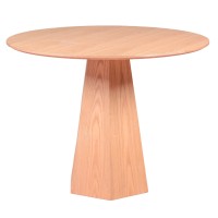 Nest eettafel van 100 cm in essenhout