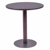Mesa de bar redonda em aço Seville