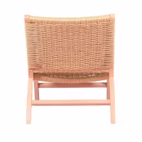 Sillón Nórdico Forest en madera de haya y cuerda natural