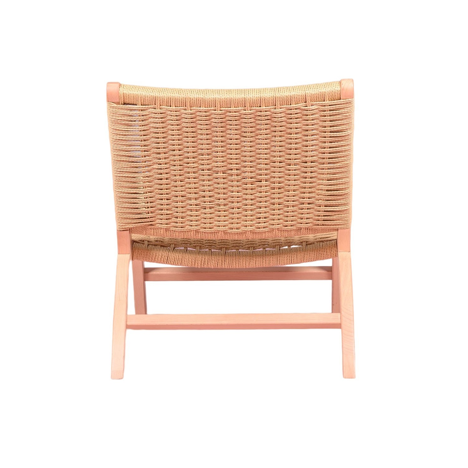 Fauteuil Nordic Forest en bois de hêtre et corde naturelle