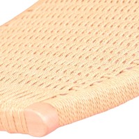 Poltrona Nordic Forest em madeira de faia e corda natural