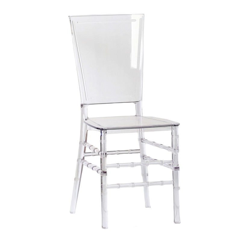 Zapakuj stół Ghost 120 cm i 4 krzesła Felipe Ghost