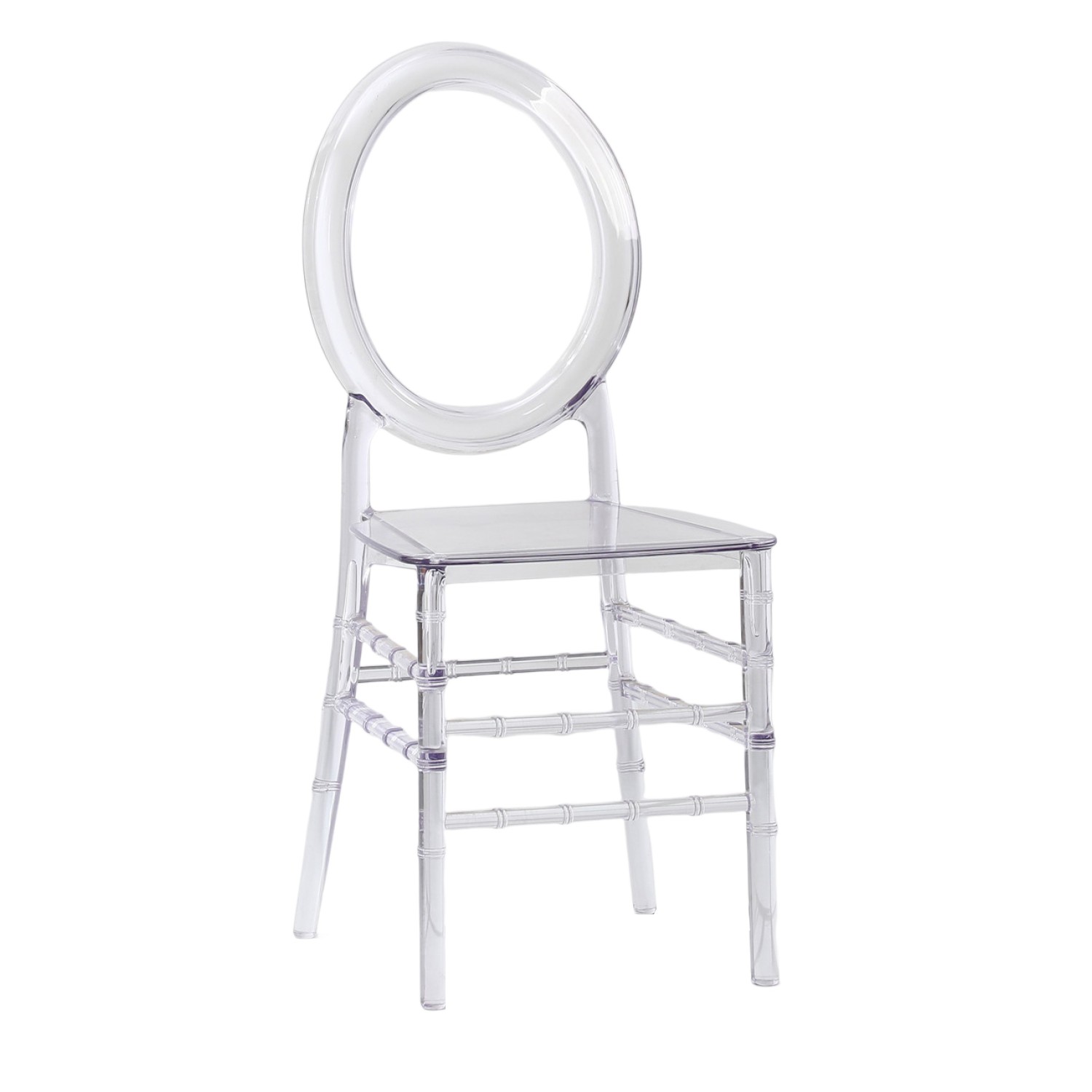 Zapakuj stół Ghost 120 cm i 4 krzesła Felipe Ghost
