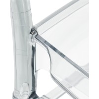 Pack Mesa Ghost 120cm Y 4 Sillas Felipe Ghost