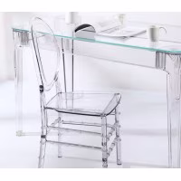 Pack Mesa Ghost 120cm E 4 Cadeiras Felipe Ghost